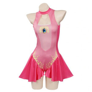 Princess Peach Bodysuit Costume WITH Accesories 👑💖